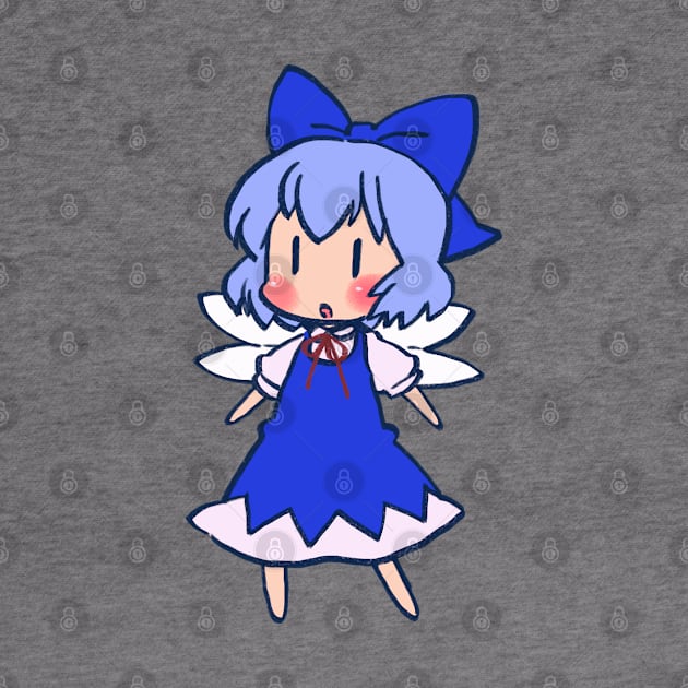 Mudwizard draws the atai cirno sofubi figurine / touhou memes by mudwizard